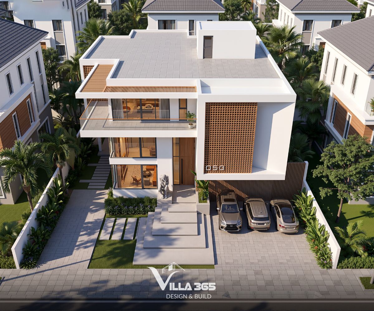 Biệt thự 3 tầng Nghệ Villa - Nghệ thuật thủ công trong hình hài đương đại 8 Chất nghệ sĩ được tiết chế và khéo léo bộc lộ qua sự lựa chọn tinh tế về vật liệu