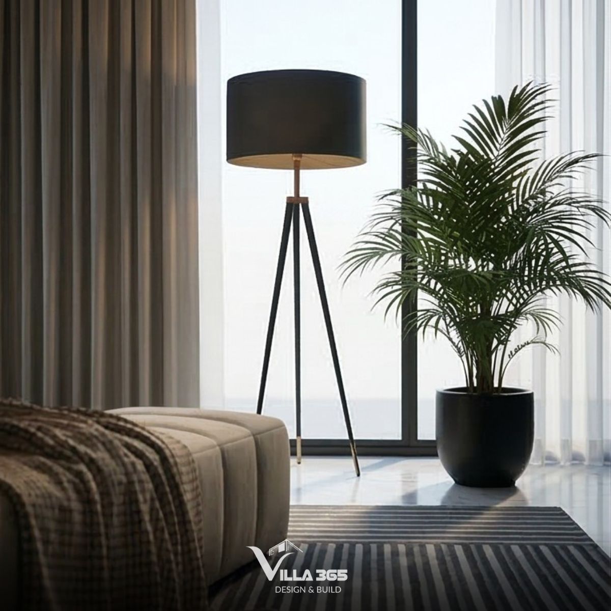 Thiết kế nội thất Nest Villa – Khoảng dừng an yên giữa lòng phố biển 13 Ánh sáng dịu nhẹ cùng bảng màu trung tính góp phần kiến tạo bầu không khí an yên cho từng không gian riêng tư