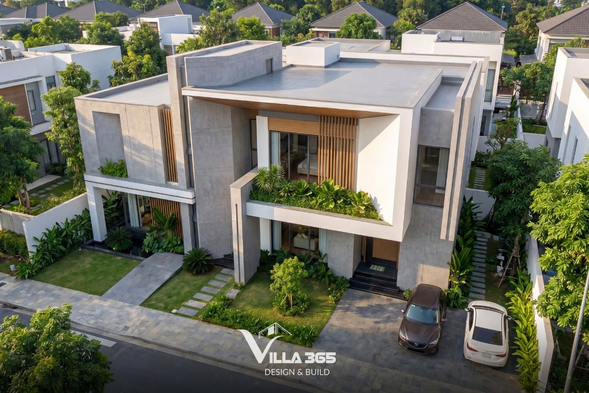 The Introvert Villa - Biệt thự hướng nội lấy cảm hứng từ bê tông trần 9 Kiến trúc hướng nội giúp tạo nên khoảng lặng cần thiết giữa bối cảnh đô thị ngày càng đông đúc và náo nhiệt