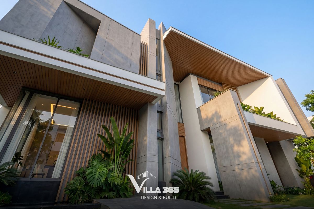 The Introvert Villa - Biệt thự hướng nội lấy cảm hứng từ bê tông trần 10 Những mảng bê tông trần với sắc xám nguyên bản tạo nên dấu ấn nhận diện đặc trưng cho biệt thự hiện đại The Introvert Villa