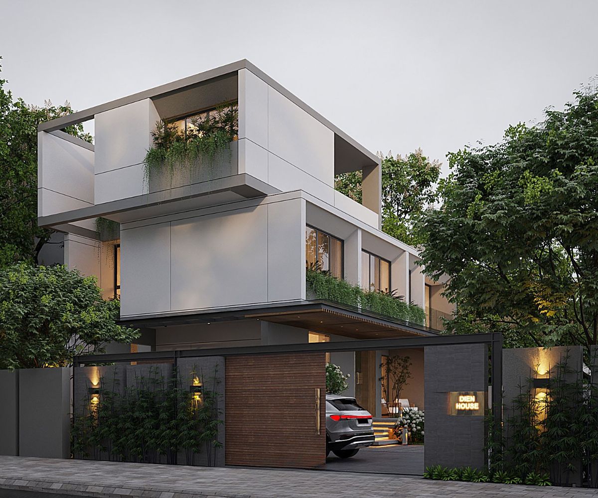 Mẫu Biệt Thự 3 Tầng Hiện Đại 120m2 Đẹp & Báo Giá Xây Dựng 2026 1 Mẫu biệt thự 3 tầng hiện đại 120m2 tối ưu kiến trúc, công năng và ngân sách xây dựng cho gia đình (Ảnh: Sưu tầm)