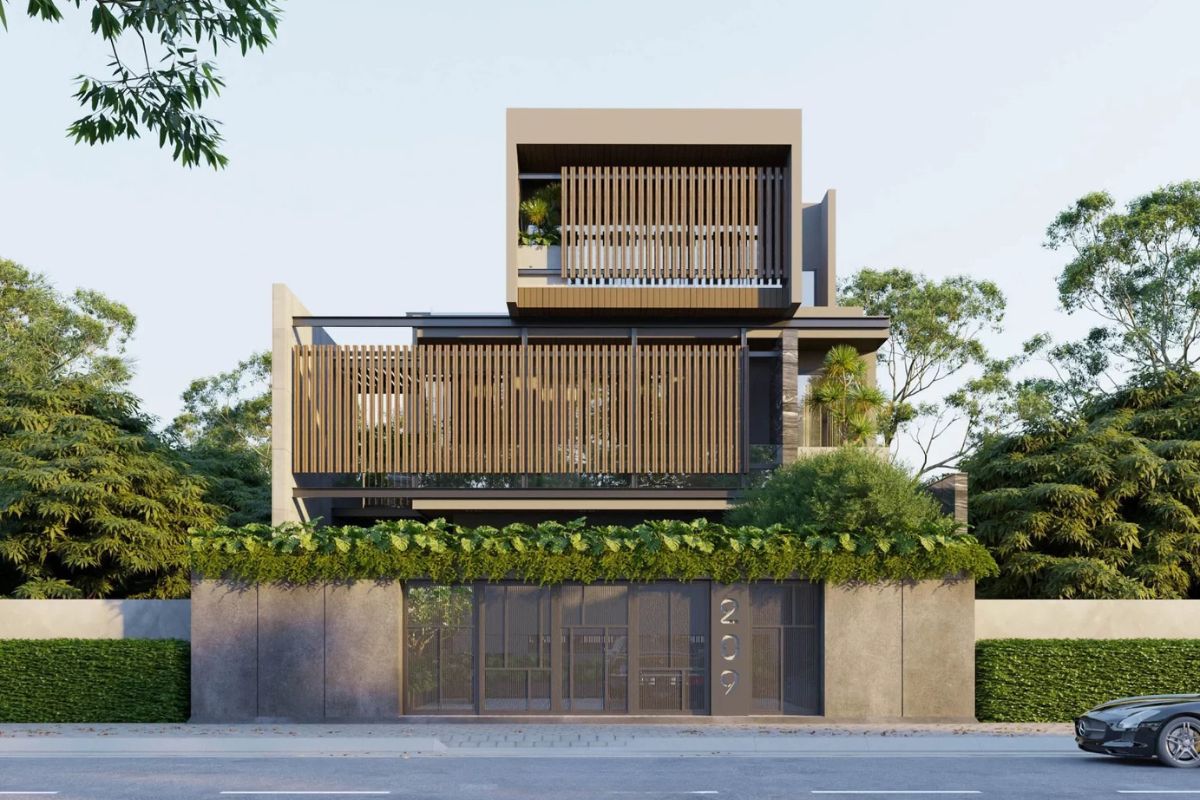 Mẫu Biệt Thự 3 Tầng Hiện Đại 120m2 Đẹp & Báo Giá Xây Dựng 2026 30 Chi phí xây biệt thự 3 tầng 120m2 được xác định theo diện tích quy đổi, vật liệu và mức hoàn thiện (Ảnh: Sưu tầm)