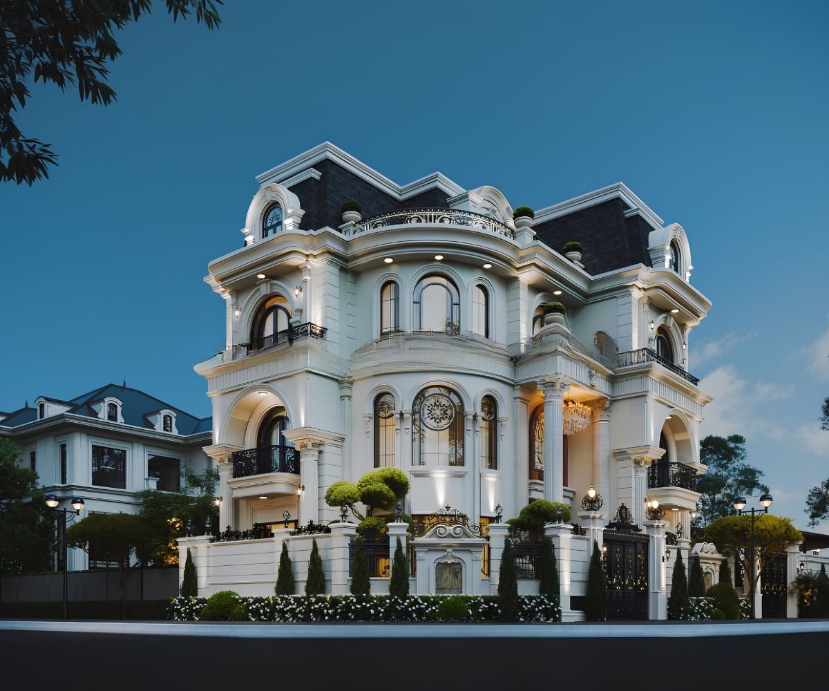 Thiết kế mái Mansard cần xử lý kỹ khả năng chịu lực, chống thấm và thoát nước tại các vị trí tiếp giáp  (Ảnh: Sưu tầm)