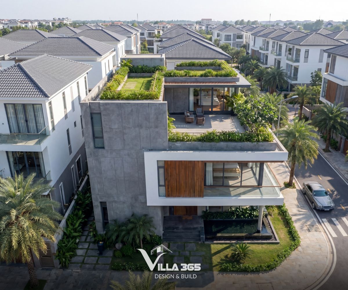 Chill Villa – “Ốc đảo xanh” giữa chốn thị thành 7 Phần mái phía trên cũng được phủ kín bằng một lớp thảm cỏ xanh mượt