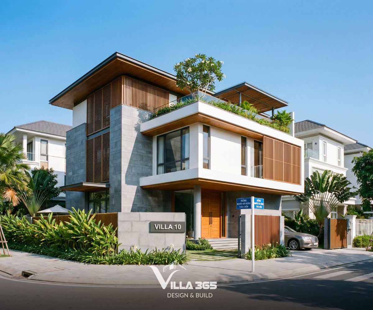 Phong Vy Villa – Đóng – mở hài hòa trong ngôn ngữ hình khối đương đại 6 Thiết kế chọn cách che mà không chắn, mở mà vẫn kiểm soát, phù hợp với điều kiện khí hậu nhiệt đới