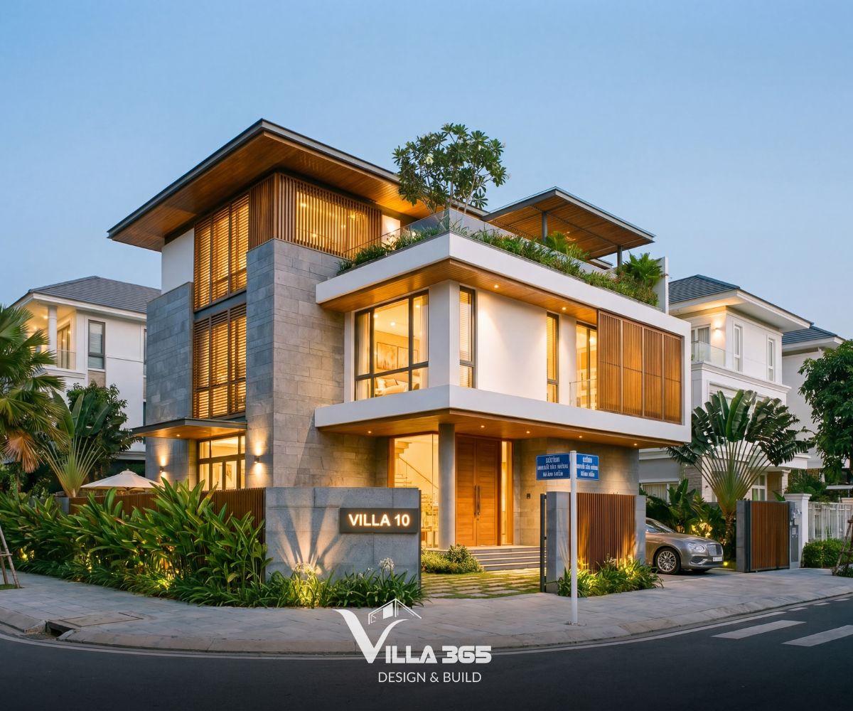 Phong Vy Villa – Đóng – mở hài hòa trong ngôn ngữ hình khối đương đại 15 Phong Vy Villa được xử lý khéo léo về tỷ lệ hình khối, vật liệu và ánh sáng, tạo nên tổ ấm tiện nghi, thoáng sáng