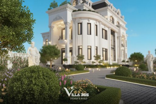 biệt thự 3 tầng kiểu pháp