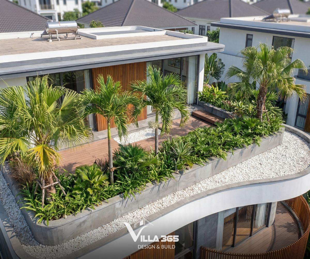 Cầm Villa – “Thanh âm” dịu dàng giữa phố thị 14 “Khu vườn mini” trên ban công tầng 3