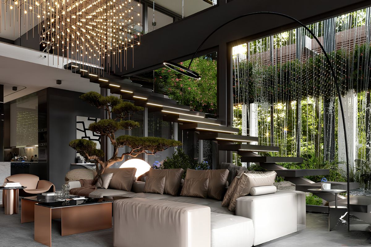 Một số bậc được xem là đẹp chỉ thực sự phù hợp khi không khiến chiều cao bậc hoặc độ dốc cầu thang trở nên bất tiện  (Ảnh: Sưu tầm)