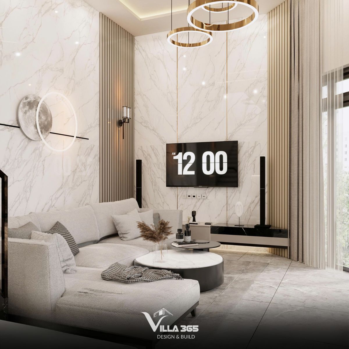 Thiết kế nội thất Đan Villa – Hài hòa và tiện nghi trong ngôi nhà ba thế hệ 2 Tại Đan Villa, phòng khách, bếp và phòng ăn được bố trí liên hoàn, tạo nên một chuỗi sinh hoạt thuận tiện và tăng cơ hội tương tác giữa các thành viên