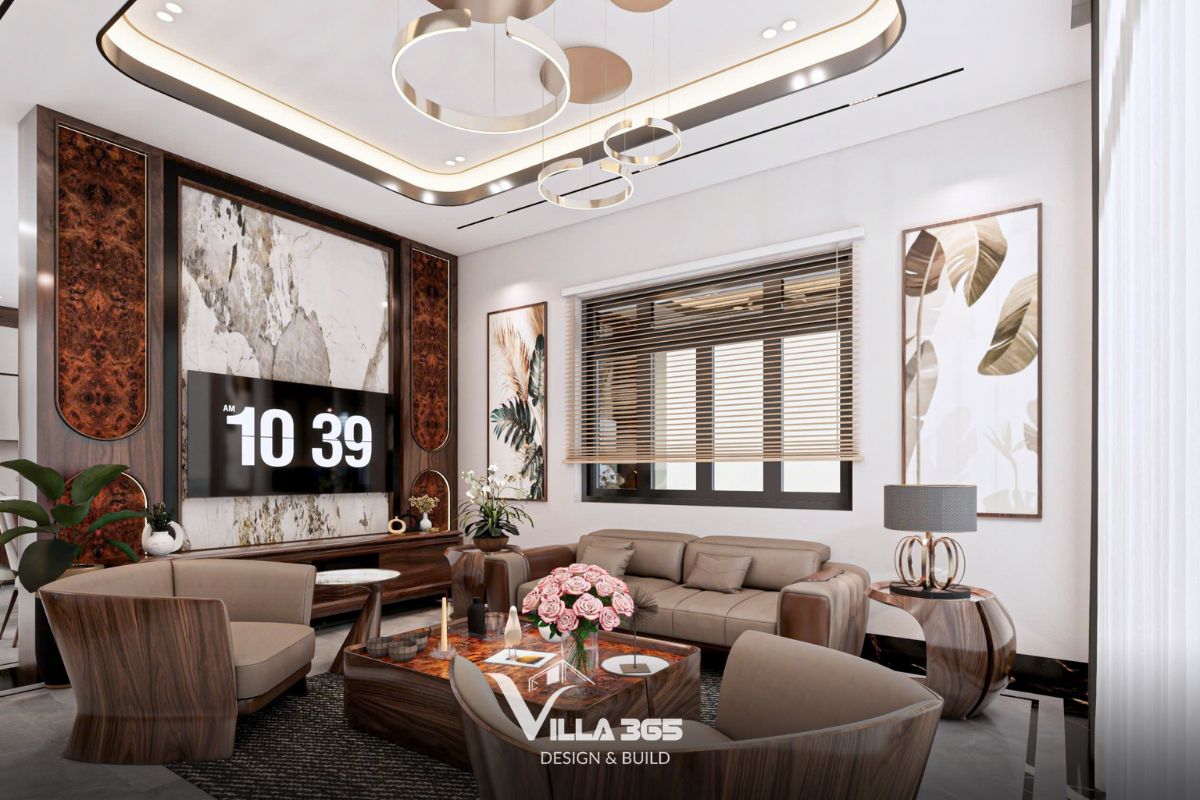 Ở Homebound Villa, mỗi vách ngăn không chỉ chia tách công năng mà còn trở thành một phần của nội thất, lưu trữ và nhịp sống gia đình 