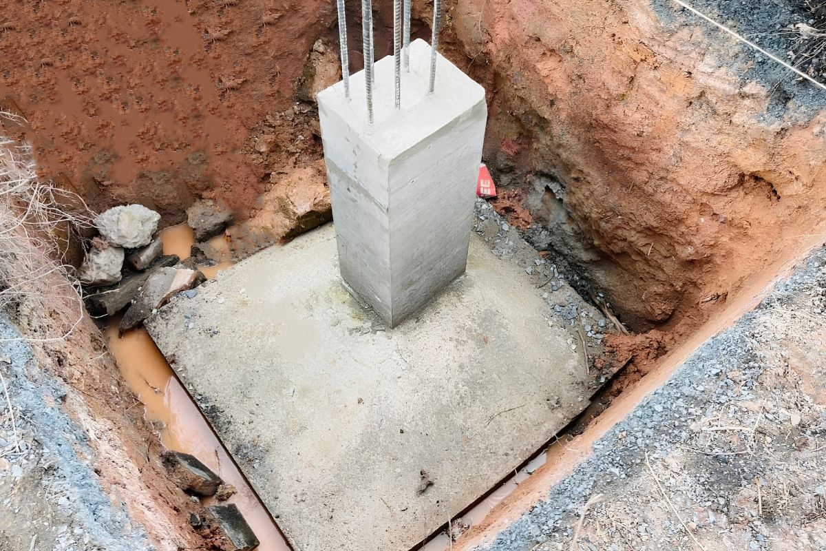 Móng đơn nhà ở thường được ứng dụng cho nhà cấp 4, nhà 2 tầng và một số công trình 3 tầng khi điều kiện nền đất đáp ứng yêu cầu chịu lực  (Ảnh: Sưu tầm)
