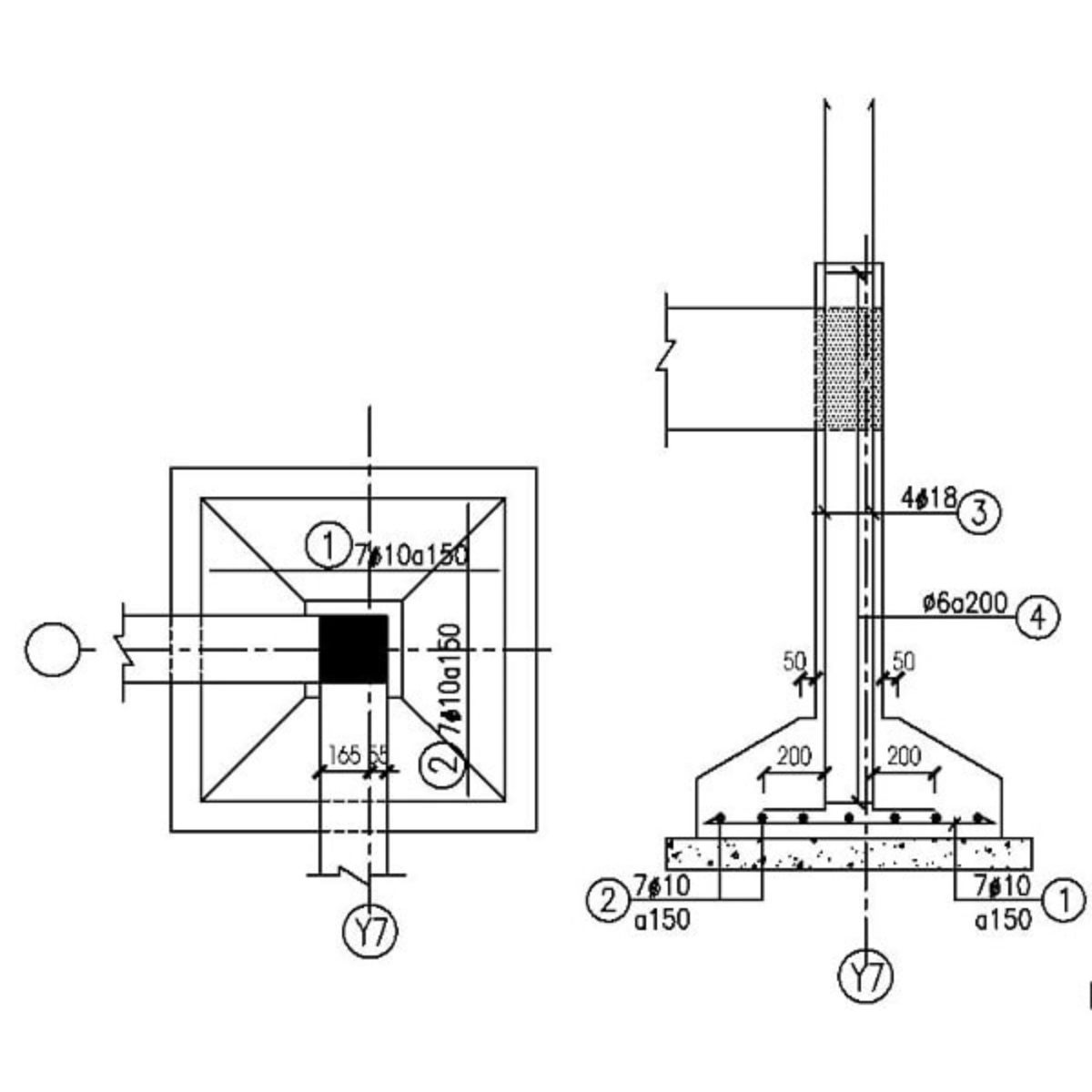 Kích thước móng đơn không có một thông số cố định mà cần được tính toán theo tải trọng công trình và sức chịu tải của nền đất (Ảnh: Sưu tầm)