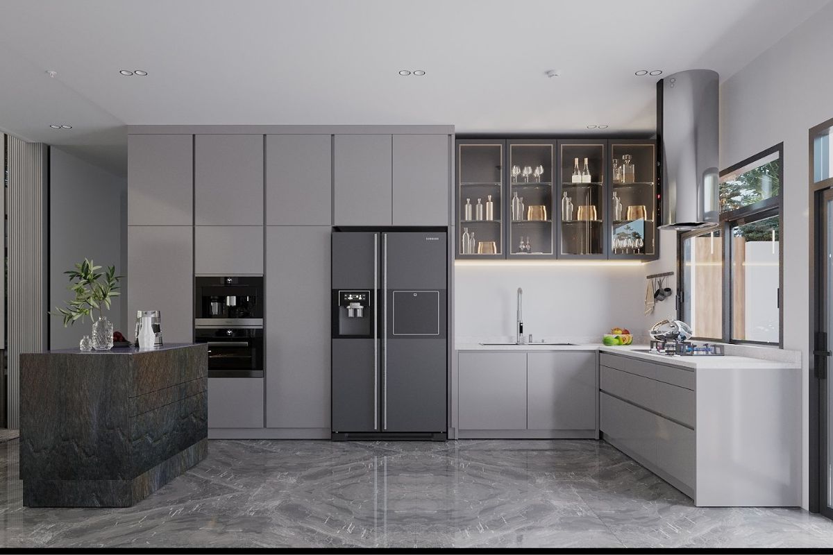 Phụ kiện tủ bếp thông minh từ Blum, Hafele giúp thao tác nhẹ nhàng, tiếp cận thuận tiện và tối ưu các góc tủ khó sử dụng  (Ảnh: Sưu tầm)