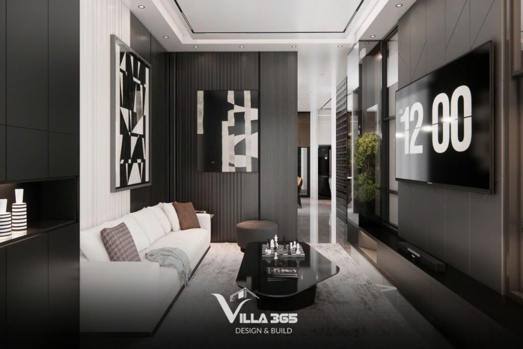 Thiết kế nội thất Noir & Blanc Villa