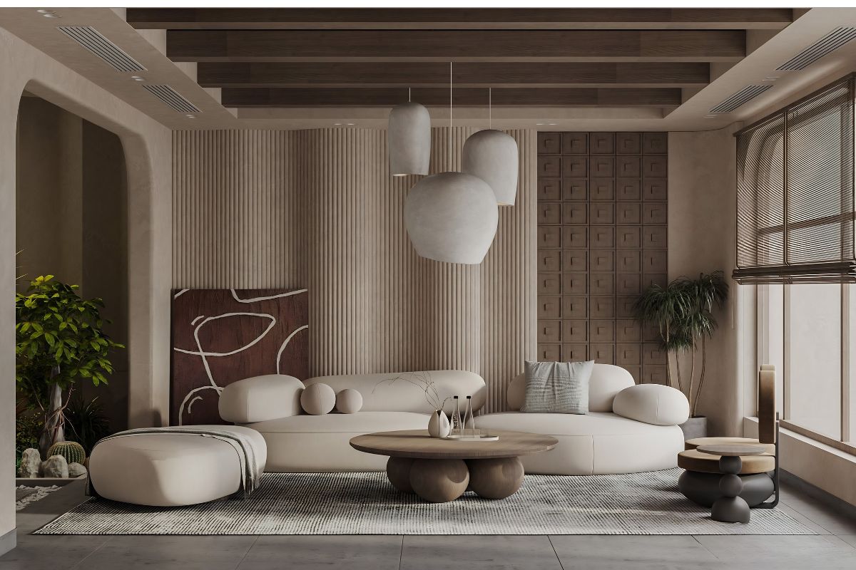 Phong cách Wabi Sabi đang trở thành lựa chọn đáng chú ý cho nhà ở và thiết kế biệt thự hướng đến sự an yên năm 2026  (Ảnh: Sưu tầm)