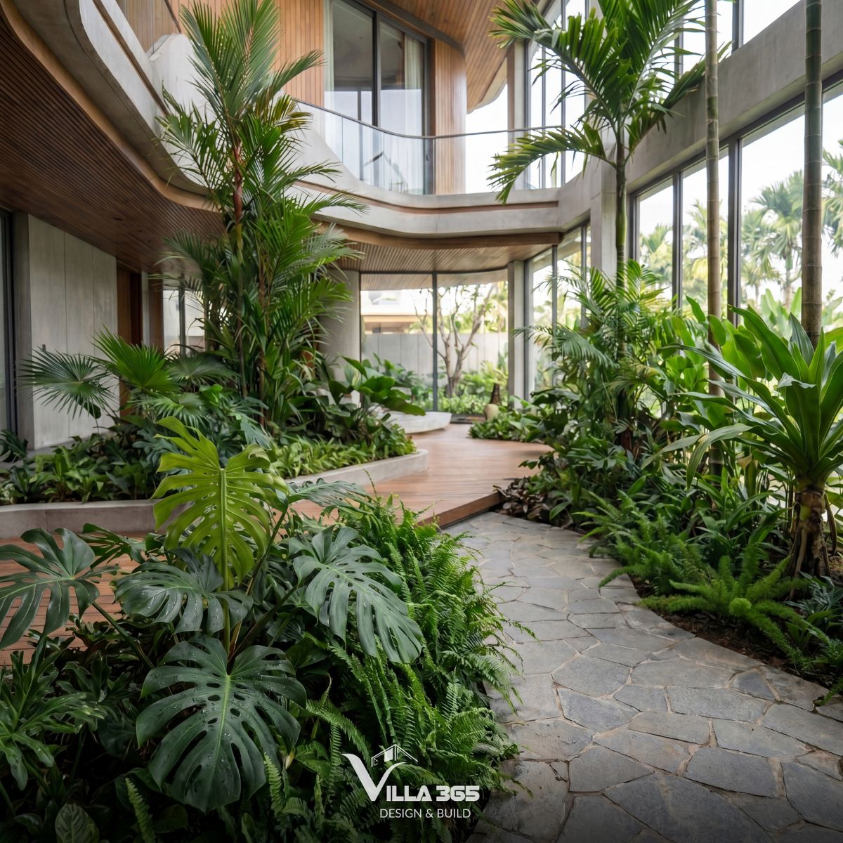 Soul Villa không tách con người khỏi thiên nhiên, mà để mỗi sinh hoạt đều diễn ra bên một vòm lá, khoảng trời hay làn gió mát