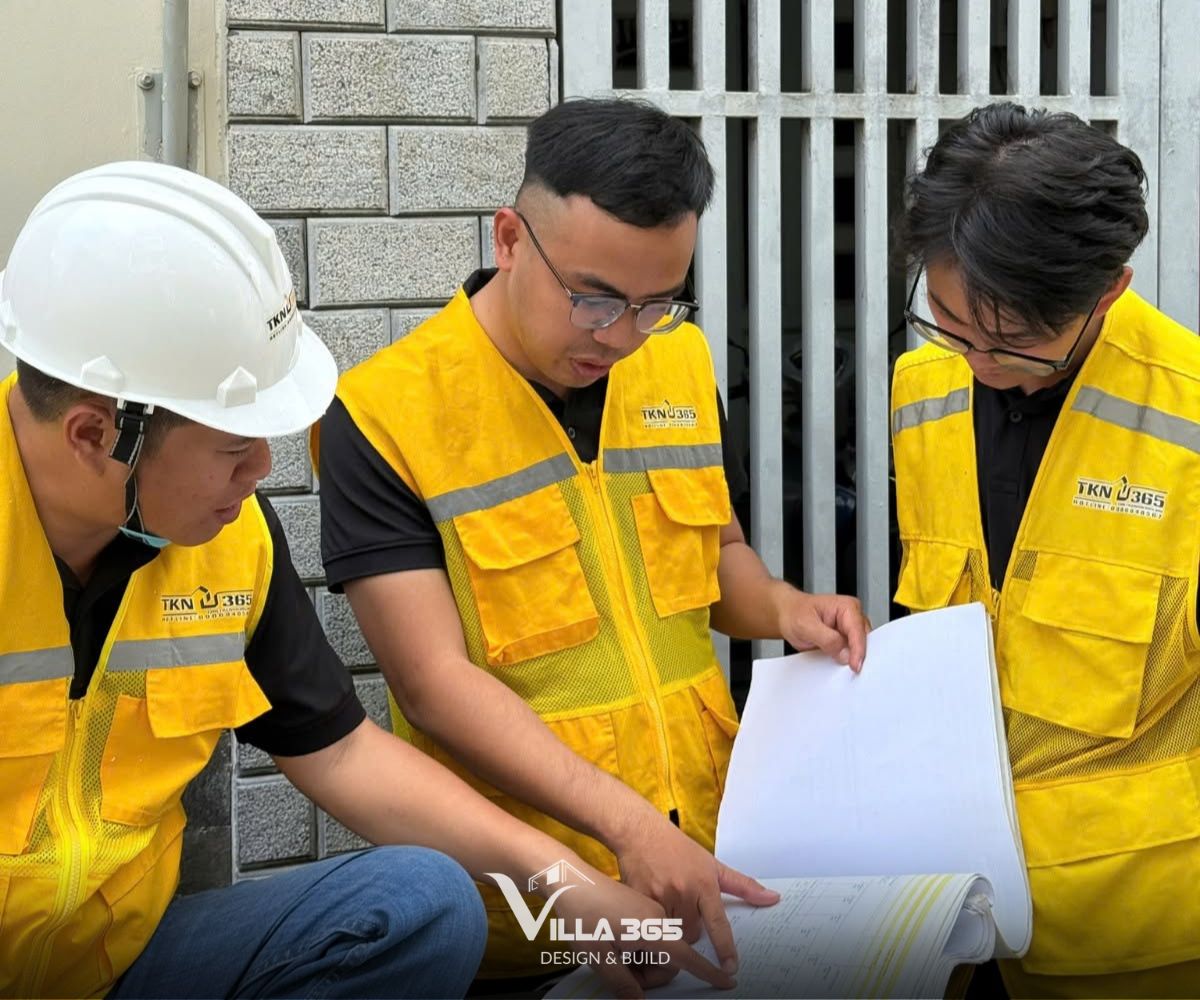 Villa 365 khảo sát hiện trạng để phương án thiết kế biệt thự tại Bình Dương bám sát điều kiện khu đất thực tế