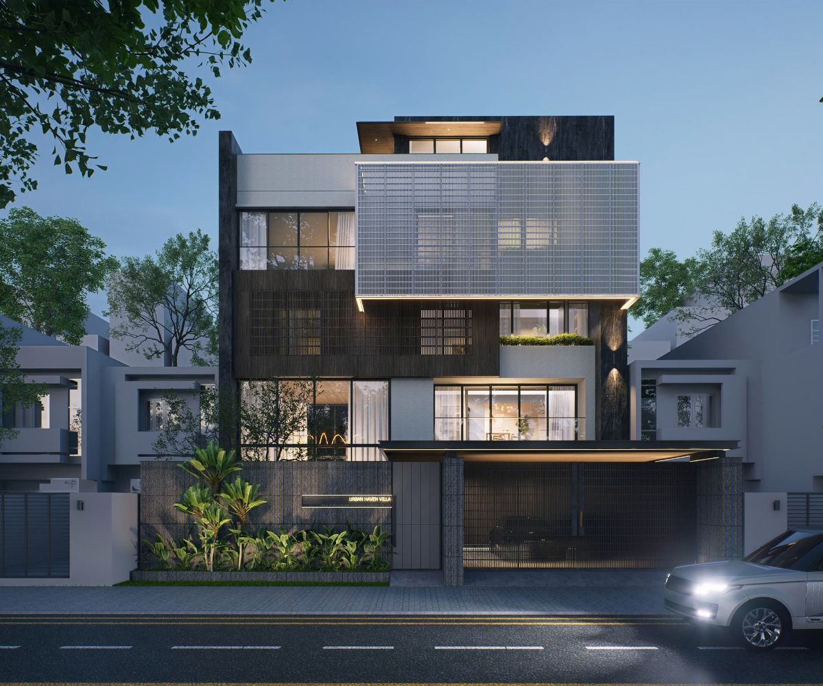 Thiết kế thi công biệt thự Long An trọn gói giúp gia chủ kiểm soát đồng bộ từ bản vẽ, vật liệu đến chất lượng hoàn thiện thực tế  (Ảnh: Sưu tầm)