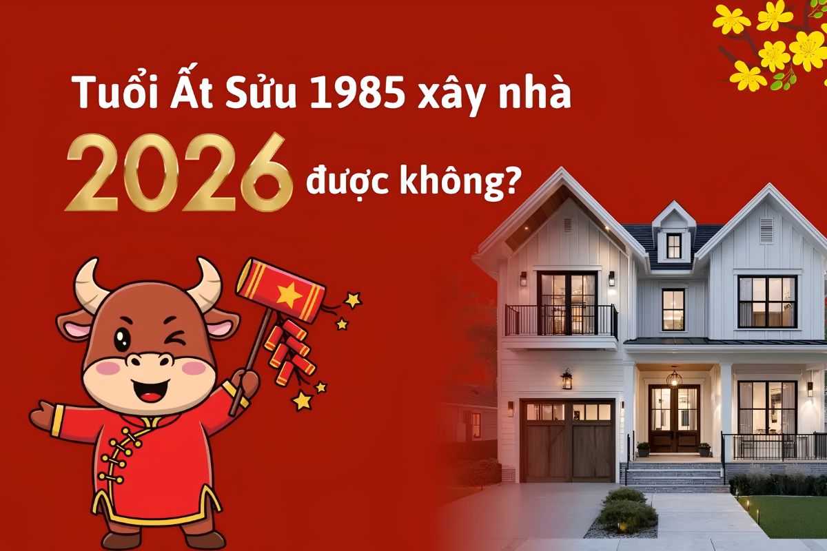 Tuổi Ất Sửu 1985 xây nhà năm 2026 có tốt không? Cách hóa giải chi tiết 1 Tuổi Ất Sửu 1985 xây nhà năm 2026 cần xem xét kỹ Tam Tai, Kim Lâu, Hoang Ốc và phương án hóa giải trước khi quyết định động thổ (Ảnh: Sưu tầm)