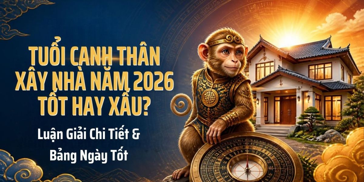 Tuổi Canh Thân Xây Nhà Năm 2026 Tốt Hay Xấu? Luận Giải Chi Tiết & Bảng Ngày Tốt 1 Tuổi Canh Thân Xây Nhà Năm 2026
