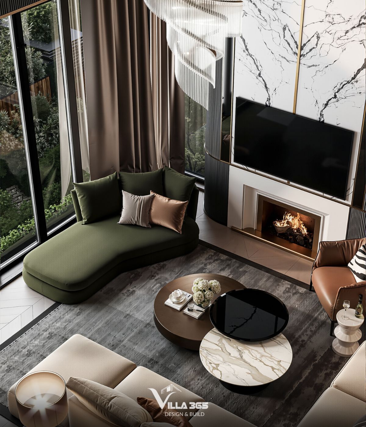 Tuổi Canh Thân Xây Nhà Năm 2026 Tốt Hay Xấu? Luận Giải Chi Tiết & Bảng Ngày Tốt 6 Tuổi Canh Thân xây nhà năm 2026 có thể phối xanh lá, xanh lục cùng nhóm xanh thuộc hành Thủy và vật liệu gỗ để tạo không gian hài hòa với mệnh Thạch Lựu Mộc (Ảnh: Sưu tầm)