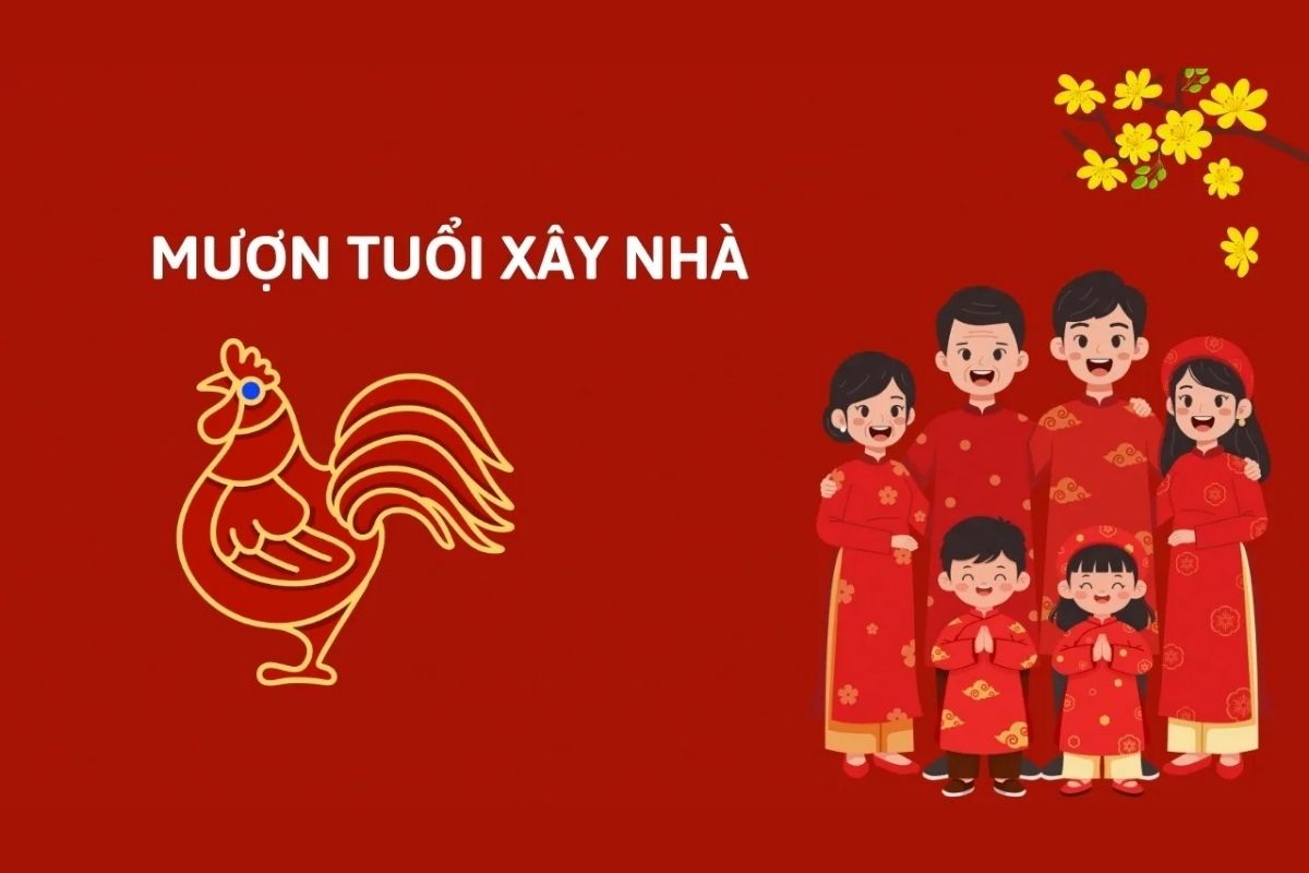 Tuổi Tân Dậu xây nhà năm 2026 có tốt không? Luận giải phong thủy và chỉ dẫn động thổ 7 Mượn tuổi xây nhà cho Tân Dậu 1981 là phương án được nhiều gia đình lựa chọn khi muốn triển khai công trình dù gia chủ phạm Kim Lâu (Ảnh: Sưu tầm)