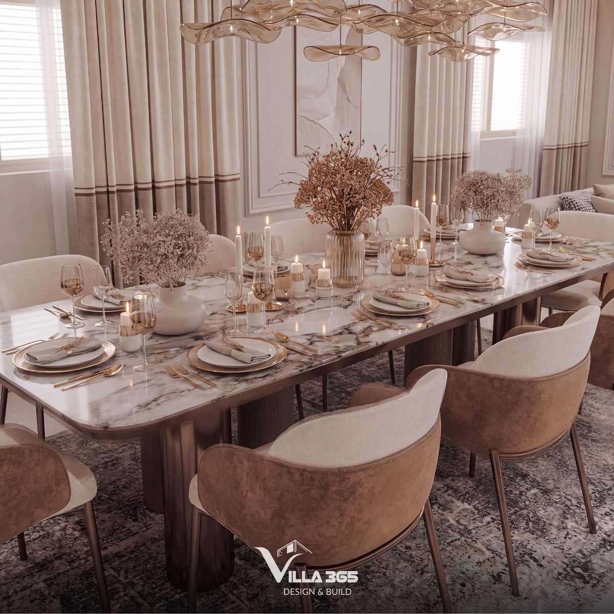 Thiết kế nội thất Grace Villa - Ốc đảo thanh lịch giữa phố thị nhộn nhịp 18 Thảm dệt, vải sợi thô và các bề mặt nhám tạo nên chiều sâu xúc giác, giúp không gian tối giản vẫn giữ được sự ấm áp
