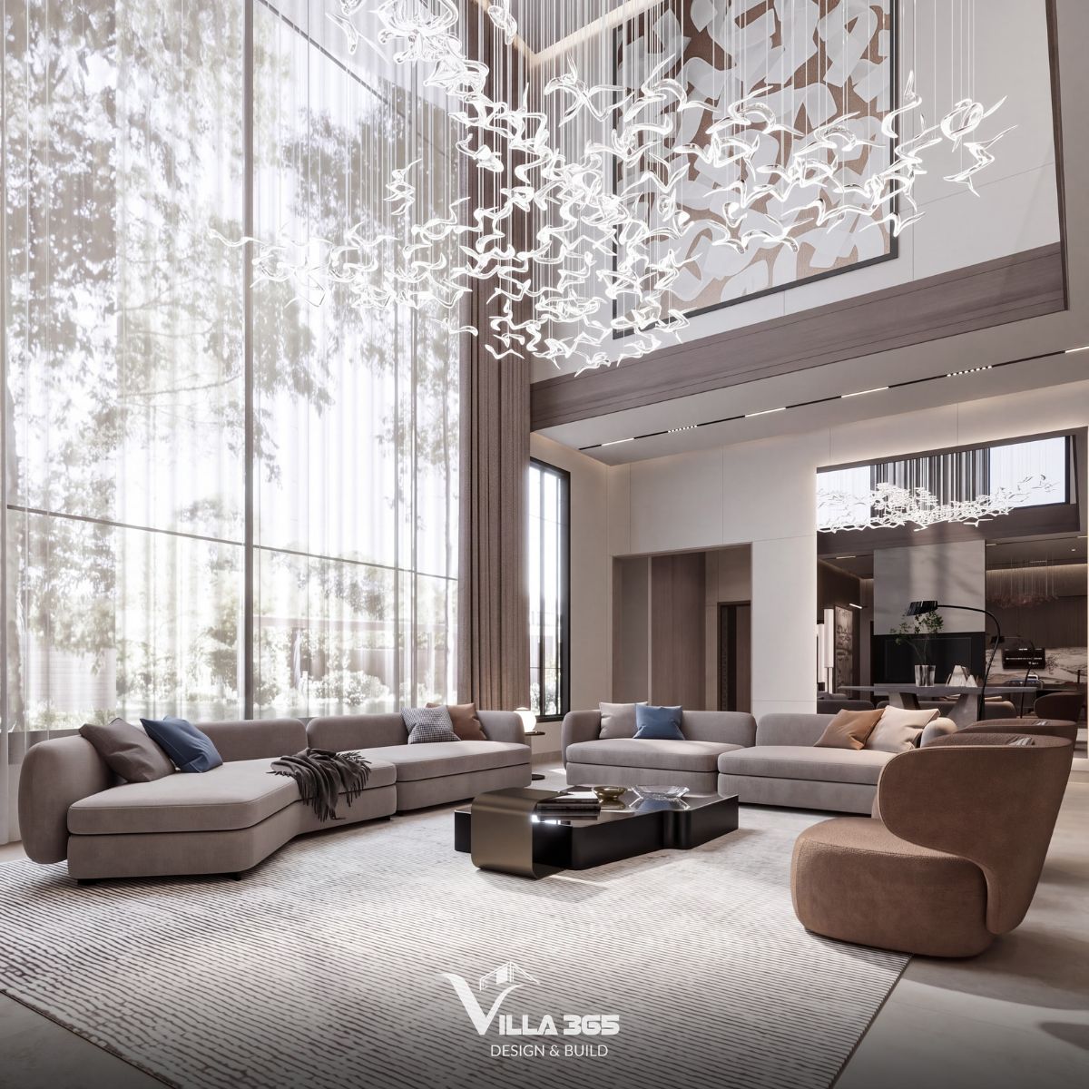 Eco Luxe Villa là một biệt thự hiện đại mang sắc thái trầm tĩnh, nơi vẻ sang trọng được thể hiện bằng sự tiết chế 