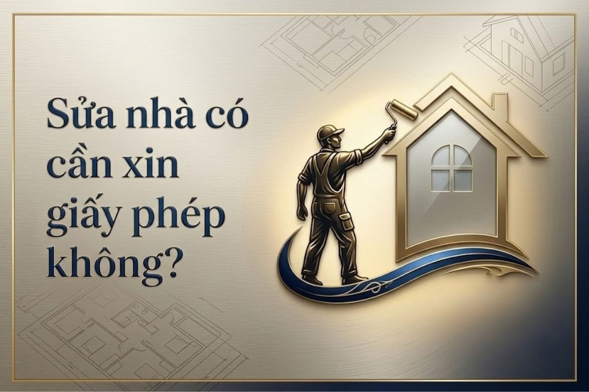 Sửa nhà có cần xin giấy phép không phụ thuộc vào phạm vi cải tạo, mức độ tác động đến kết cấu và kiến trúc công trình (Ảnh: Sưu tầm)