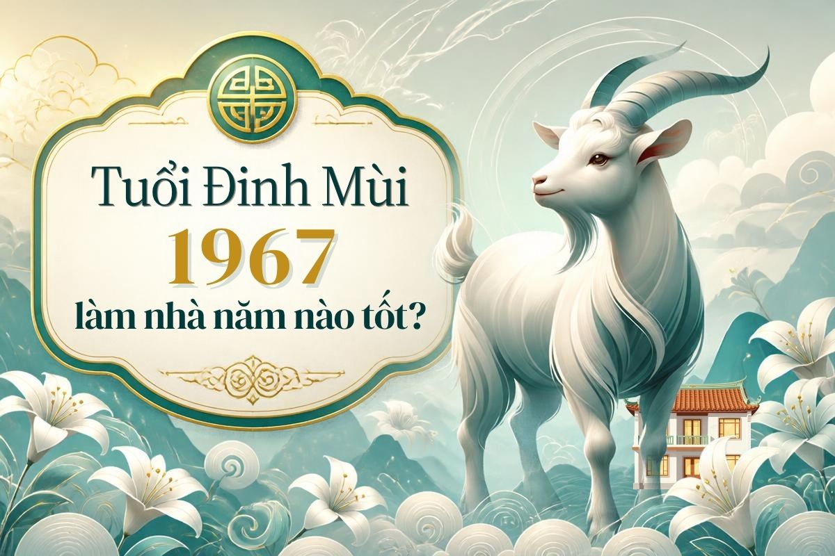 Tuổi Đinh Mùi 1967 làm nhà năm nào tốt? Luận giải chi tiết, cập nhật 2026 1 Tuổi Đinh Mùi 1967 làm nhà năm nào tốt? Cùng xem Tam Tai, Kim Lâu, Hoang Ốc và Thái Tuế trước khi chọn thời điểm động thổ (Ảnh: Sưu tầm)