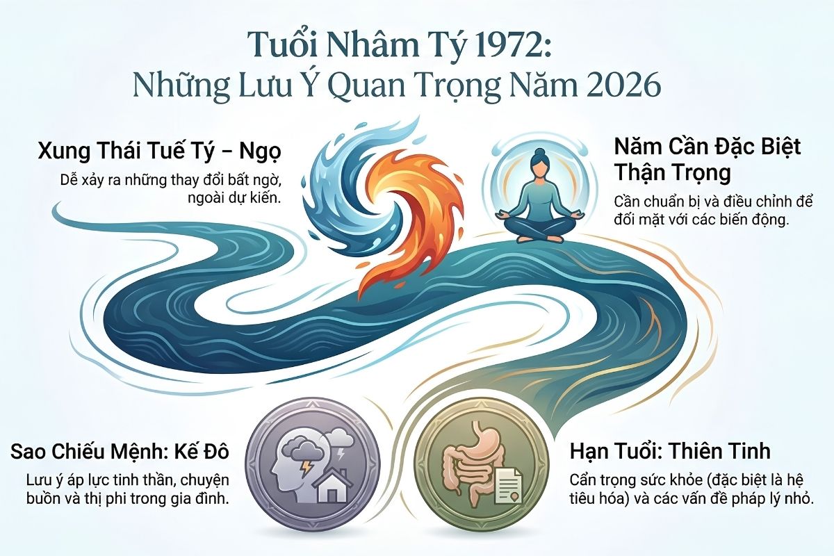 Tuổi Nhâm Tý làm nhà năm 2026 tốt không? Hóa giải & Hướng dẫn mượn tuổi 4 Xét tổng thể, tuổi Nhâm Tý làm nhà năm 2026 chưa thực sự thuận lợi để tự đứng tuổi, phương án phù hợp là mượn tuổi đẹp để động thổ (Ảnh: Sưu tầm)