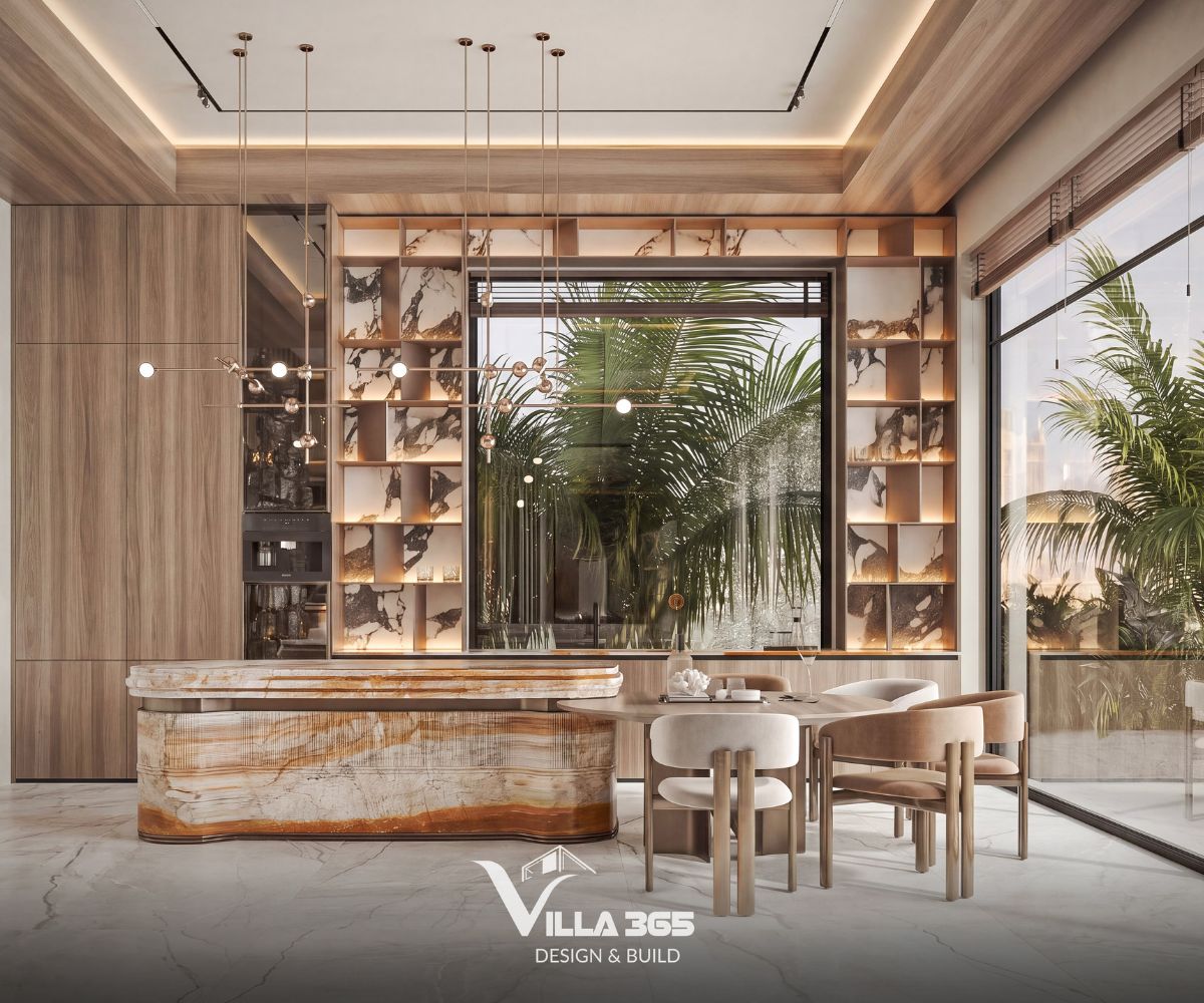 Thiết kế nội thất Amber Villa – “Chiếc hộp trang sức” lấp lánh giữa phố thị 1 Amber Villa – Không gian sống độc bản được tạo tác từ cảm hứng nghệ thuật chế tác đá quý