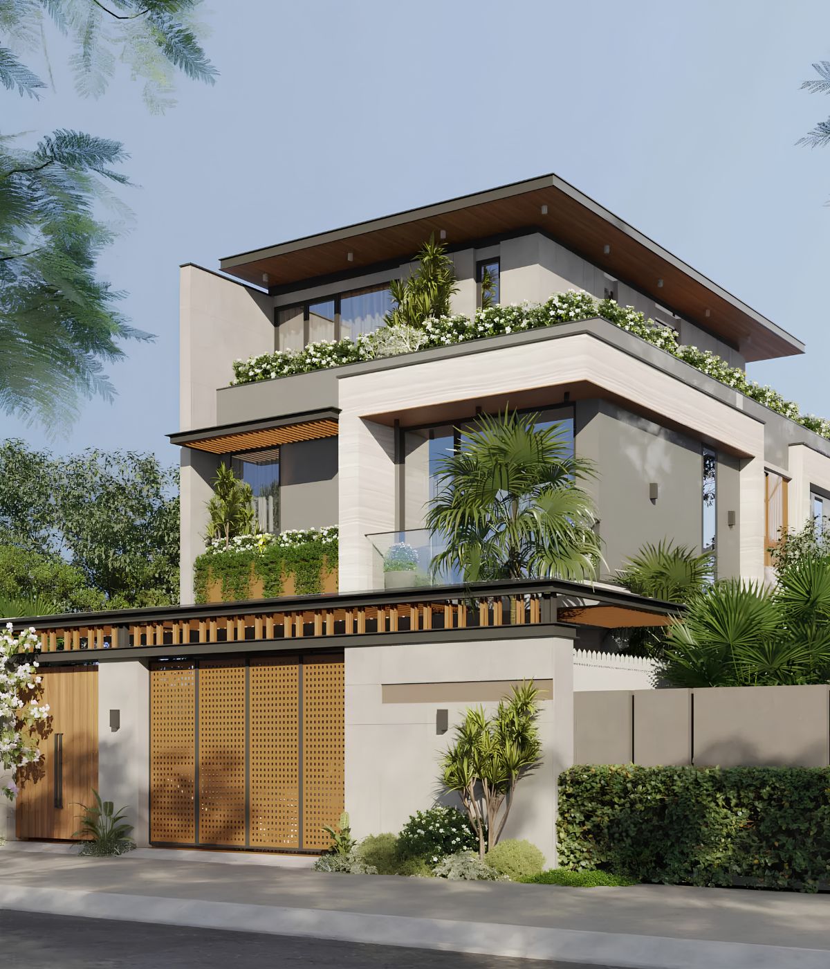 20+ Mẫu Biệt Thự 3 Tầng 4 Phòng Ngủ Đẹp, Tiện Nghi Kèm Bản Vẽ 31 Mẫu biệt thự 3 tầng 4 phòng ngủ đẹp, tiện nghi với thiết kế kiến trúc hài hòa, mặt bằng khoa học và chi phí đầu tư hợp lý (Ảnh: Sưu tầm)