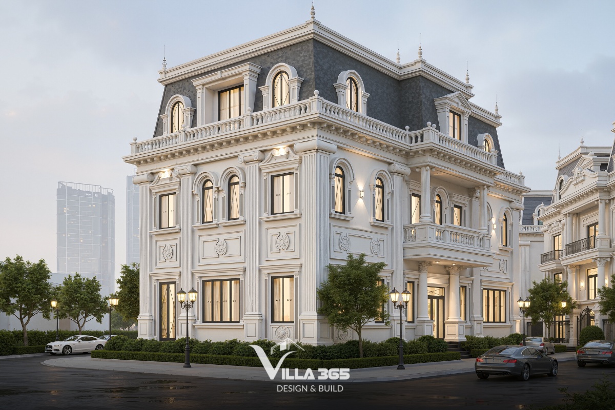 35+ Mẫu biệt thự 5 tỷ đẹp 2026: Xây được gì với ngân sách 5 tỷ? 19 Mẫu biệt thự tân cổ điển 5 tỷ sang trọng với bố cục đối xứng, hệ cột thanh thoát và phào chỉ tinh tế
