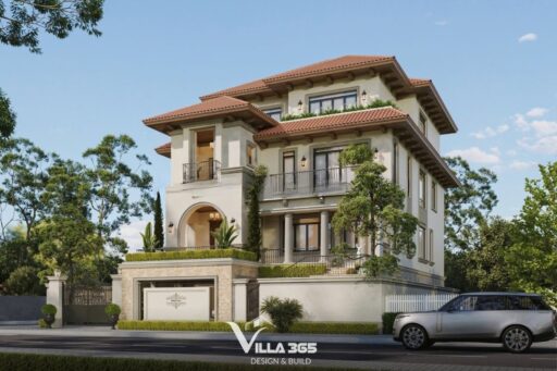 biệt thự ngói đỏ