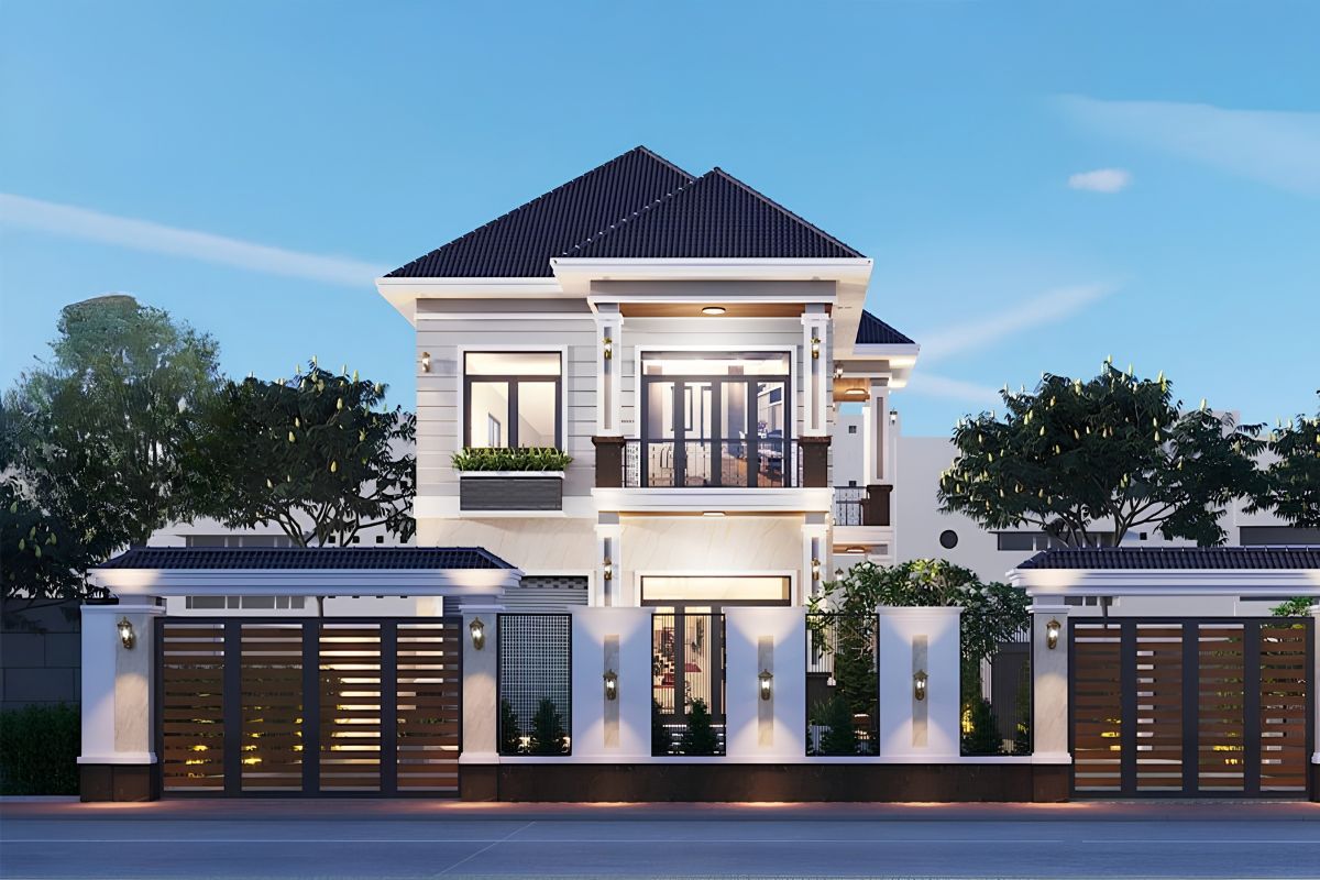 50+ Bản Vẽ Mặt Bằng Biệt Thự 2 Tầng Tối Ưu Công Năng & Phong Thủy 18 Mẫu mặt bằng biệt thự 2 tầng mái Nhật 130m² tối ưu diện tích sử dụng, phù hợp gia đình nhiều thế hệ (Ảnh: Sưu tầm)