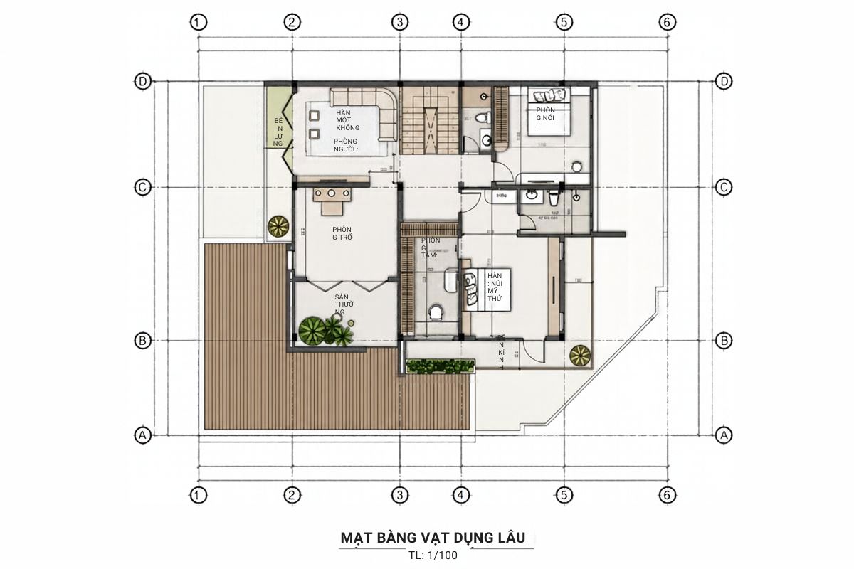 50+ Bản Vẽ Mặt Bằng Biệt Thự 2 Tầng Tối Ưu Công Năng & Phong Thủy 34 Thiết kế mặt bằng tầng 2 biệt thự hiện đại 300m2 với phòng ngủ master, phòng ngủ trẻ em và không gian sinh hoạt chung (Ảnh: Sưu tầm)